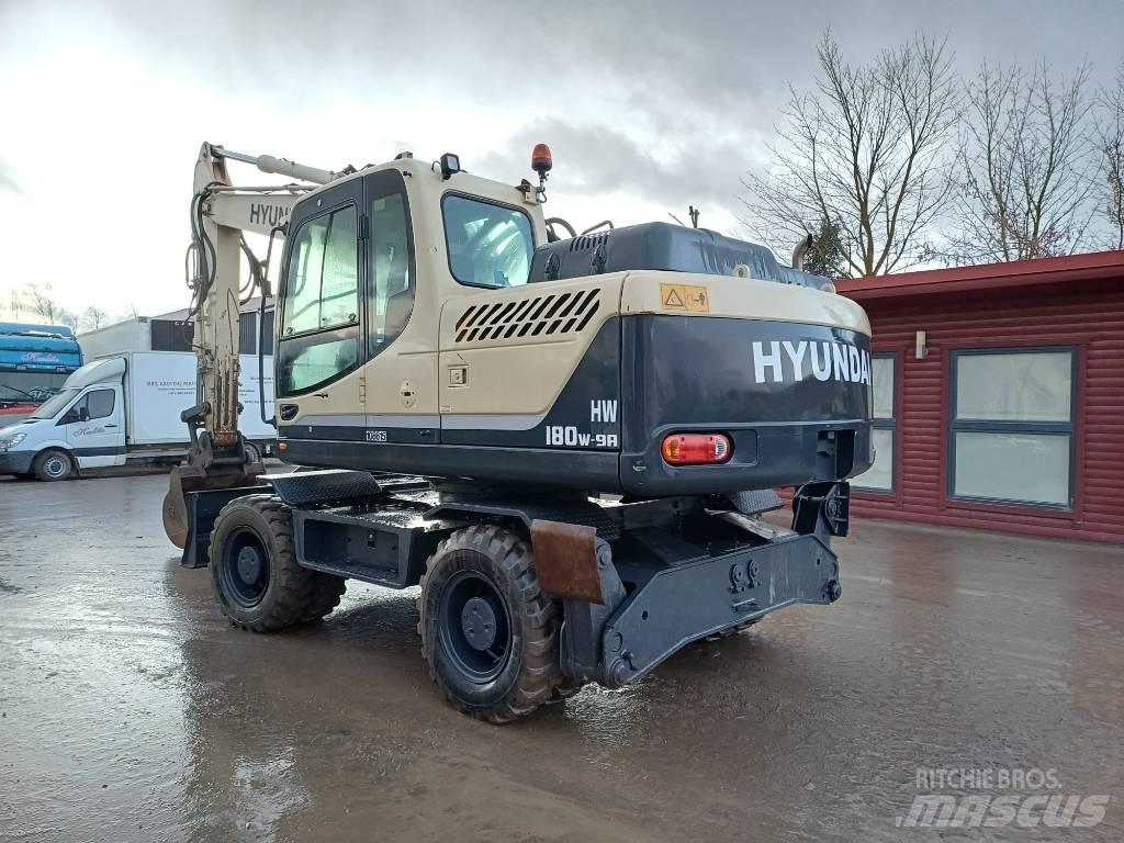 Hyundai HW 180 - 9A ホイール式油圧ショベル（パワーショベル・ユンボ・バックホー）