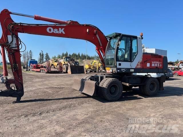 O&K MH 5,5 ホイール式油圧ショベル（パワーショベル・ユンボ・バックホー）