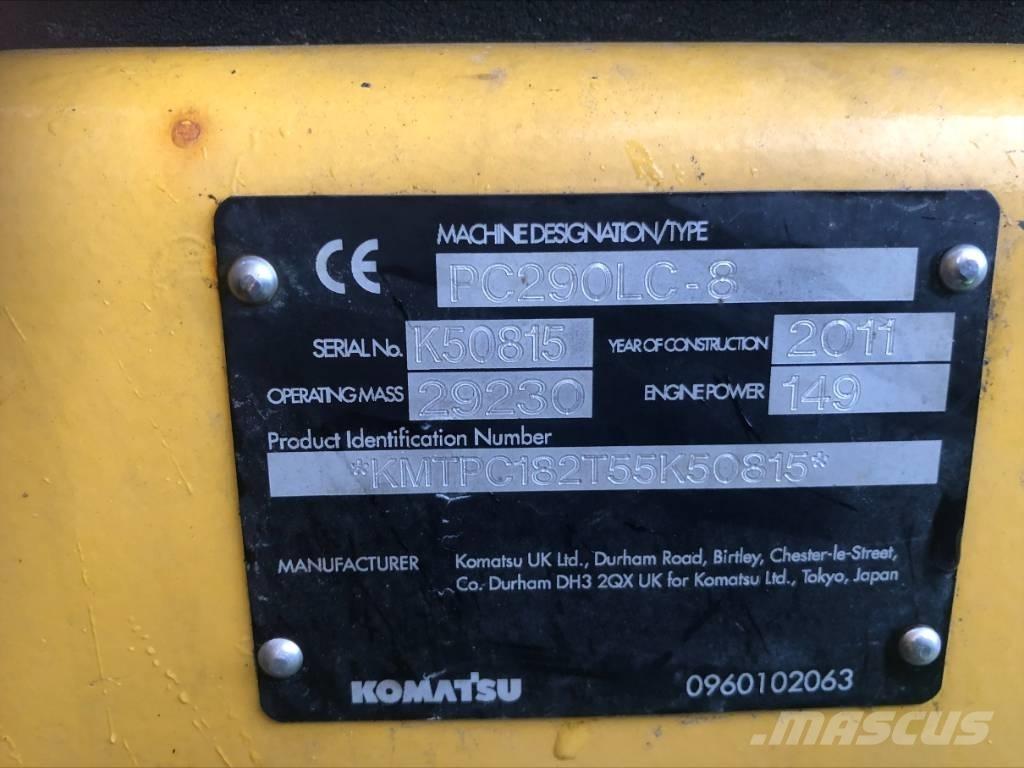 Komatsu PC 290 LC-8 大型油圧ショベル12t以上（パワーショベル・ユンボ）
