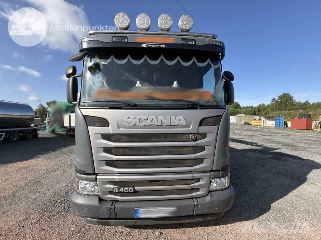 Scania G 450 LB クレーントラック、ユニック車