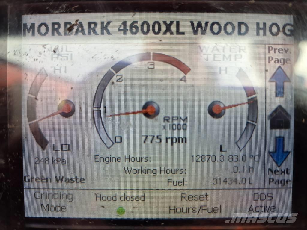 Morbark 4600 XLT 廃棄物シュレッダー