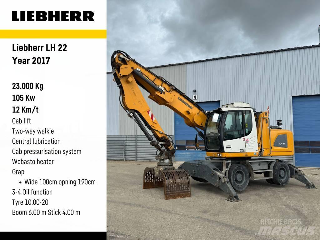 Liebherr LH 22 M 廃棄物／工業産廃処理機