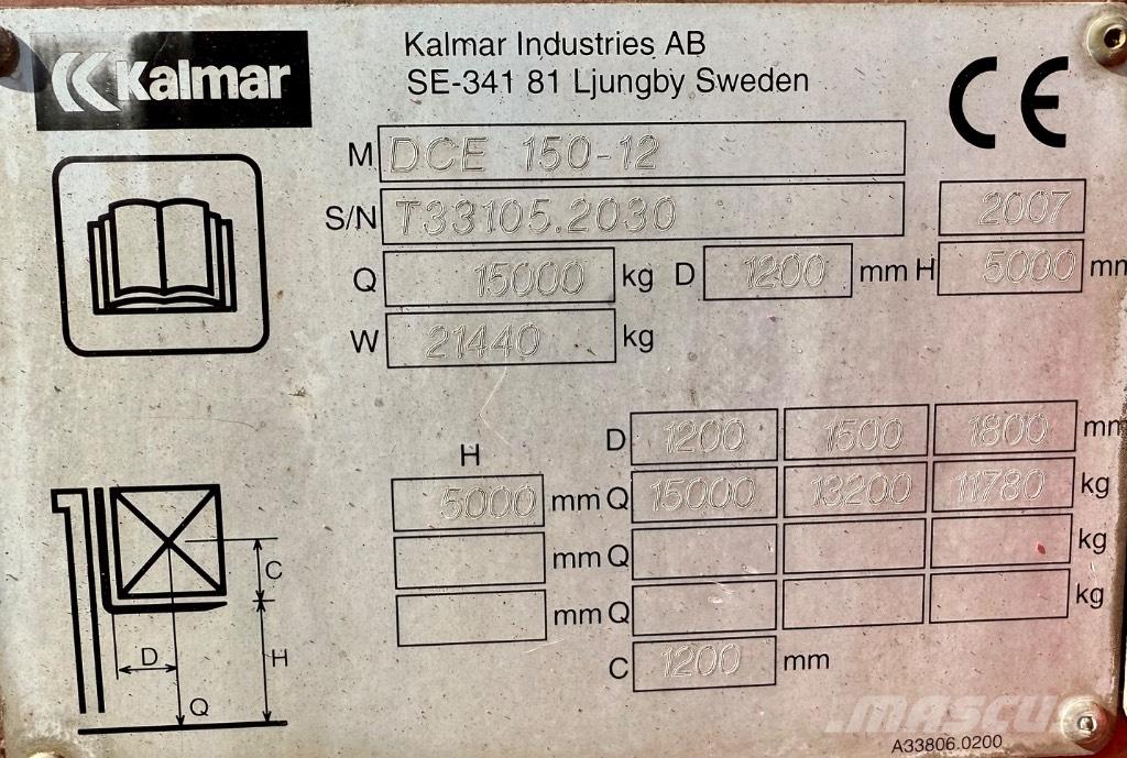 Kalmar DCE 150-12 ディーゼル・軽油