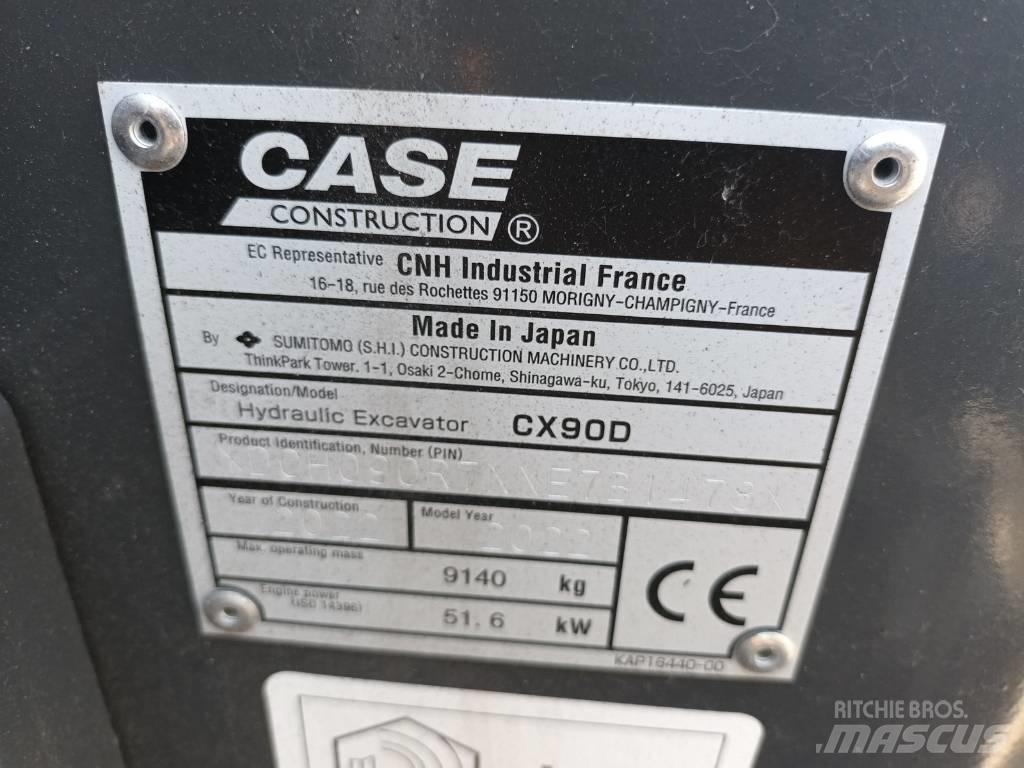CASE CX 90 D 中型油圧ショベル 7ｔ-12ｔ（ユンボ・パワーショベル・バックホー）