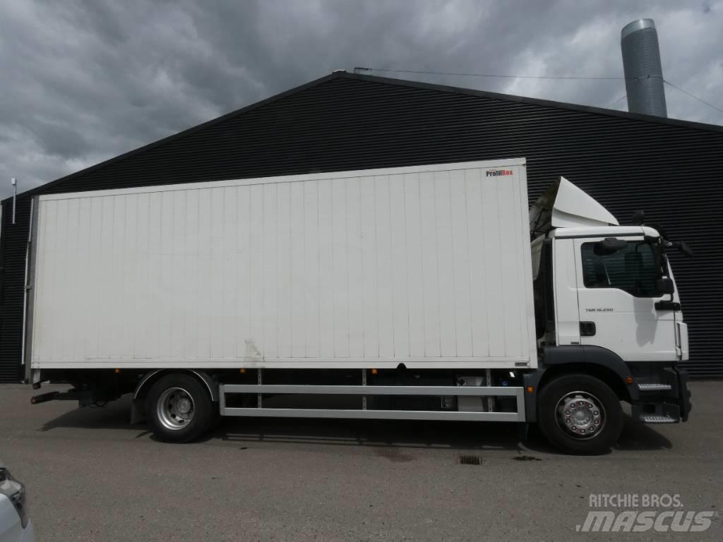 MAN TGM 18.290 ボックスボディー、ウイング、箱車