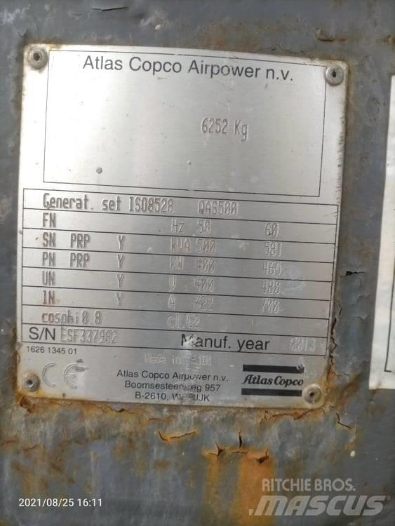 Atlas Copco QAS 500 ディーゼル発電機