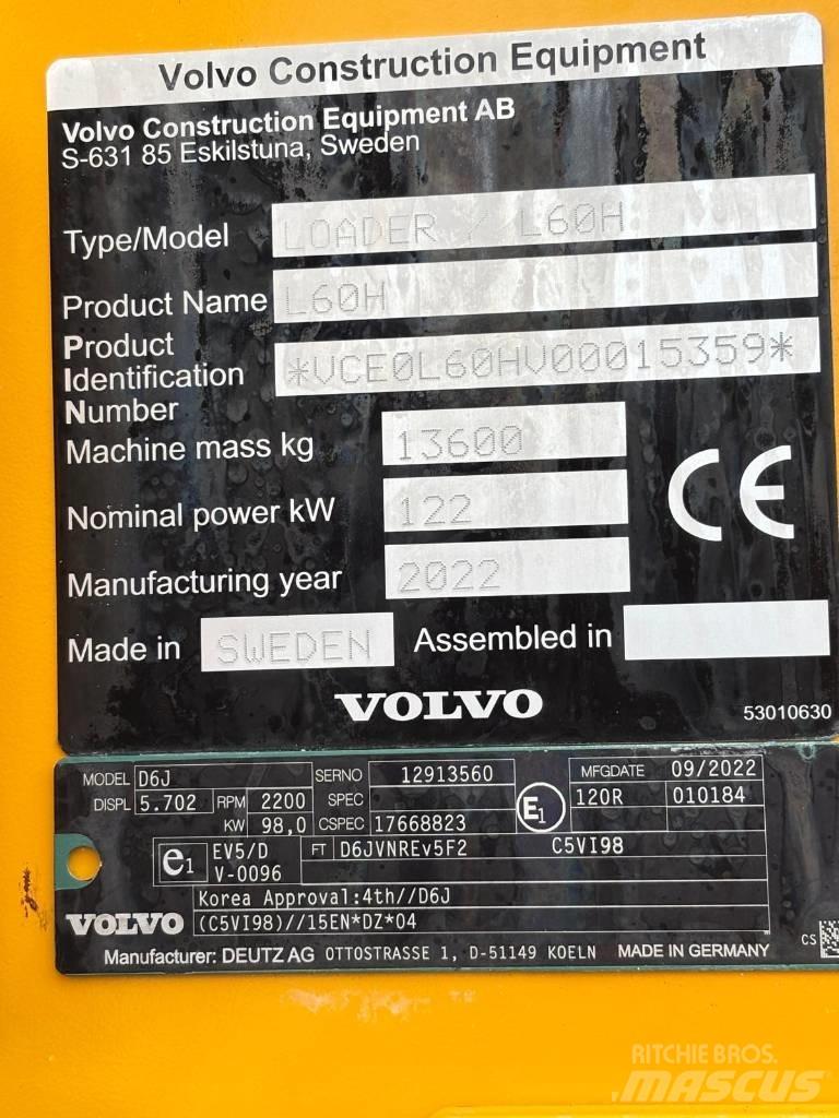 Volvo L 60 H ホイールローダー・タイヤショベル