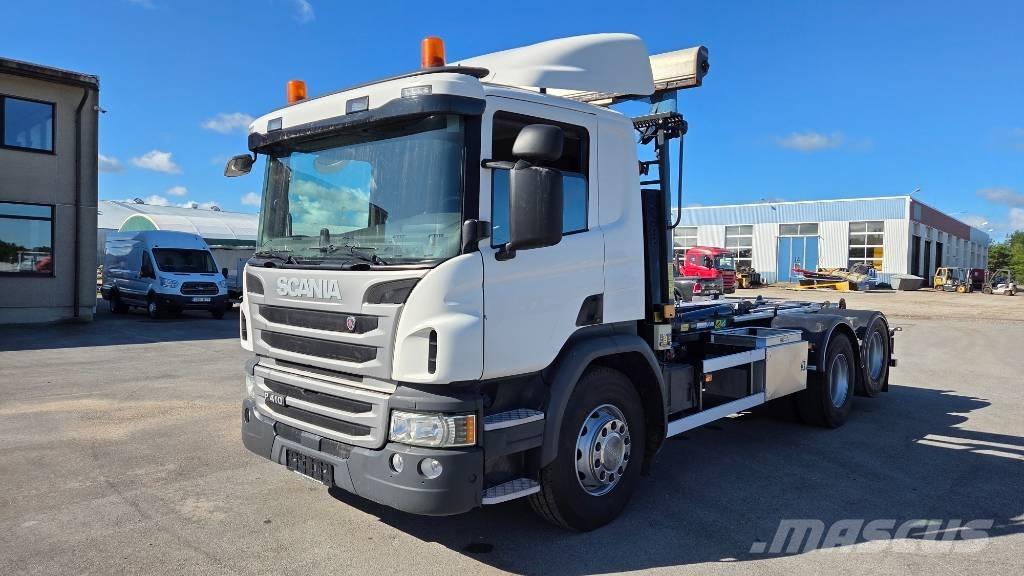 Scania P410 6X2 アームロール