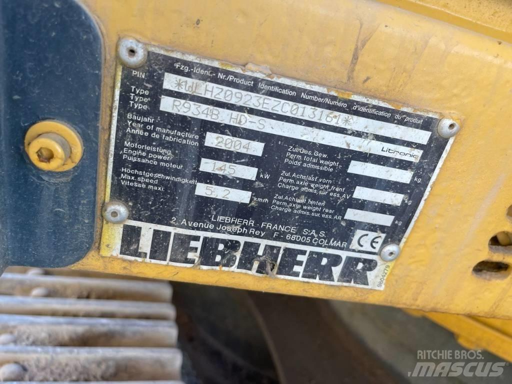 Liebherr R 934 B 大型油圧ショベル12t以上（パワーショベル・ユンボ）