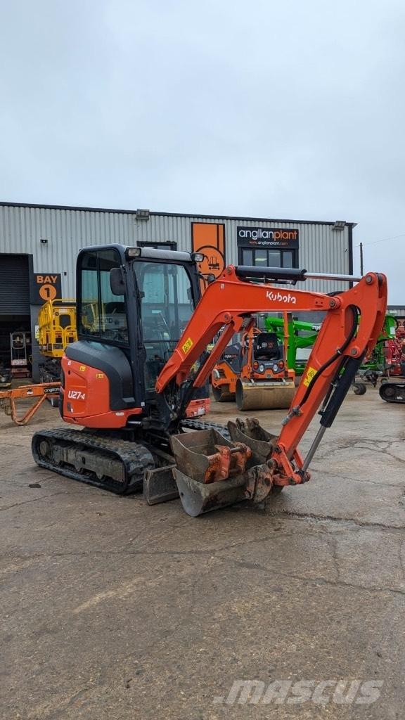 Kubota U 27-4 ミニ油圧ショベル 7t以下（ミニユンボ・ミニディガー）