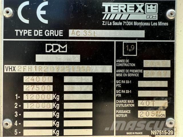 Terex AC 35 L オールテレーンクレーン