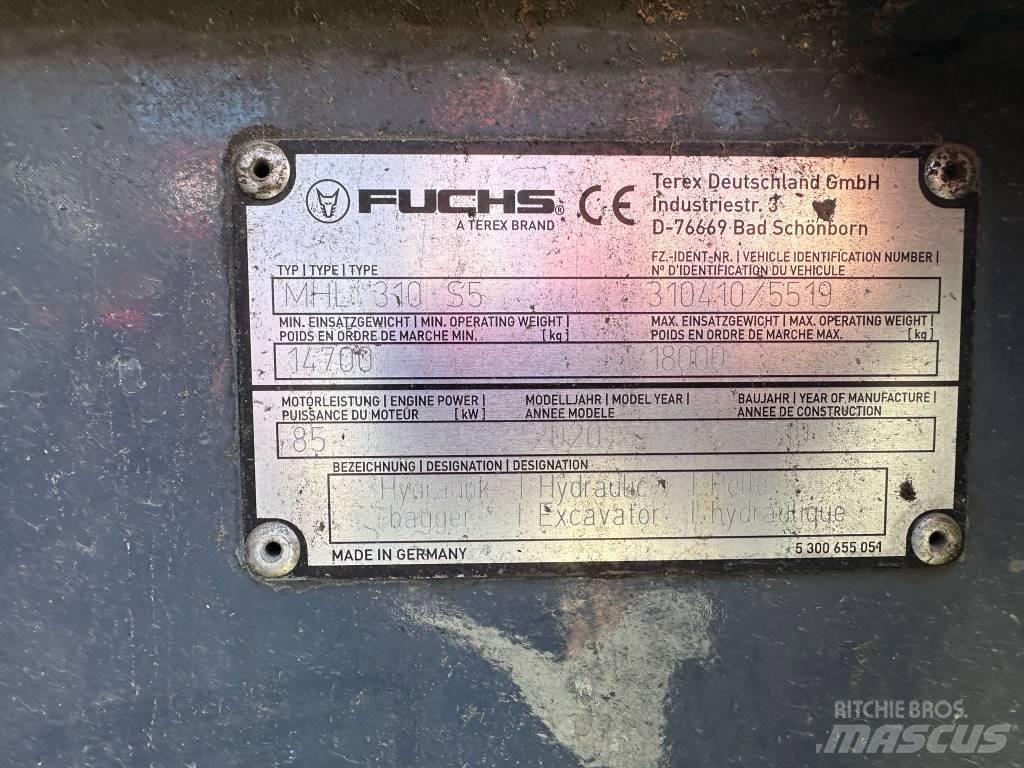 Fuchs MHL 310 S5 廃棄物／工業産廃処理機