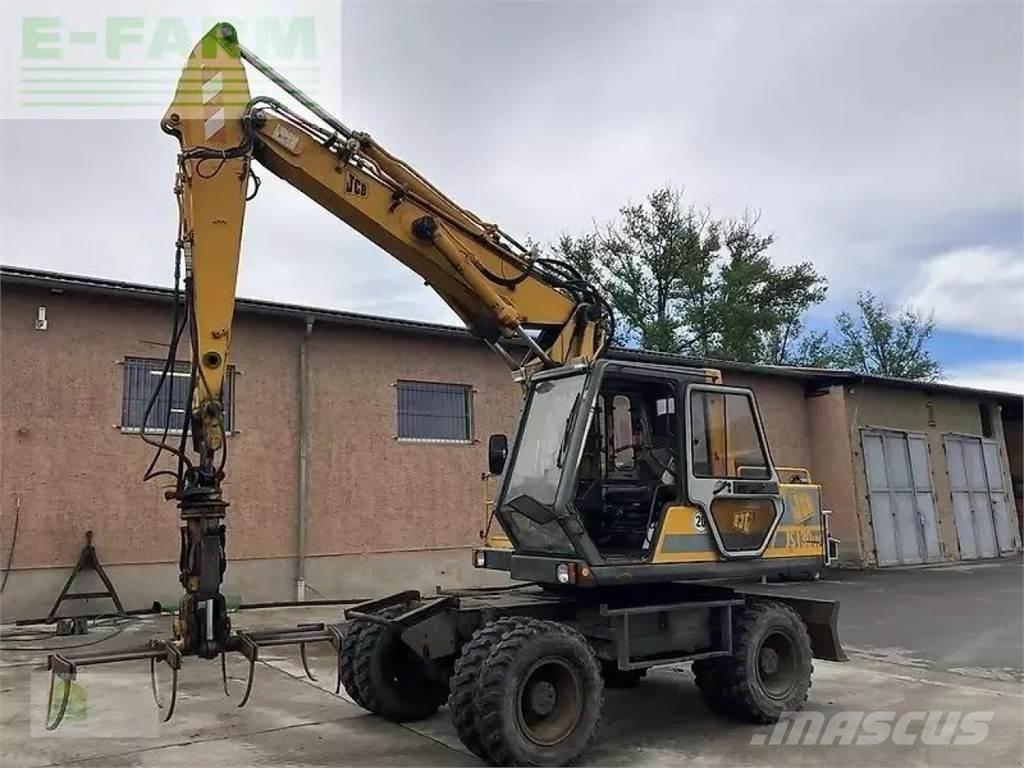 JCB js 130 w ホイール式油圧ショベル（パワーショベル・ユンボ・バックホー）