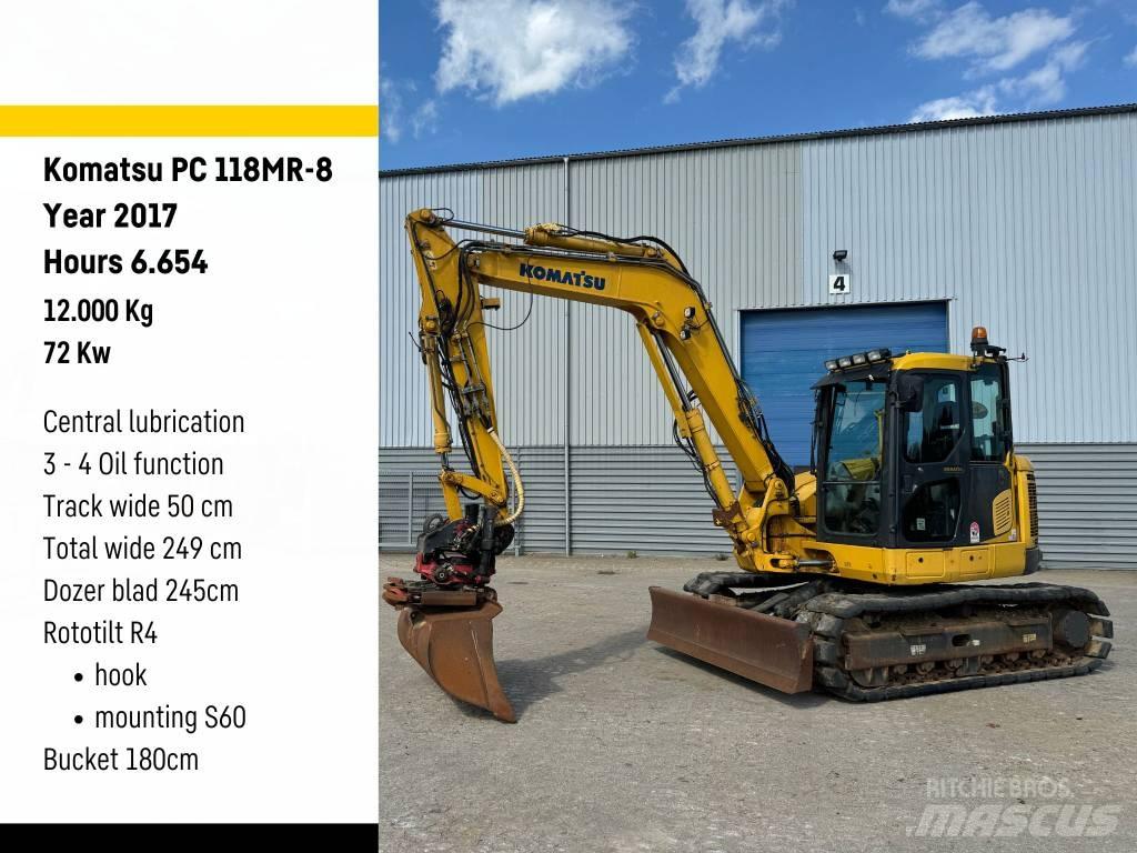 Komatsu PC 118 MR-8 大型油圧ショベル12t以上（パワーショベル・ユンボ）