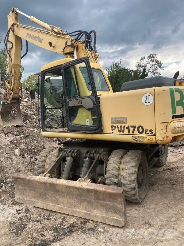 Komatsu PW 170 ES-6K ホイール式油圧ショベル（パワーショベル・ユンボ・バックホー）