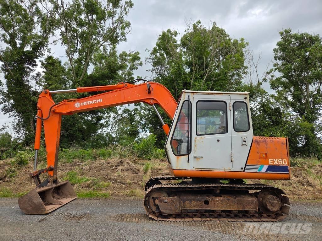 Hitachi EX 60-1 ミニ油圧ショベル 7t以下（ミニユンボ・ミニディガー）