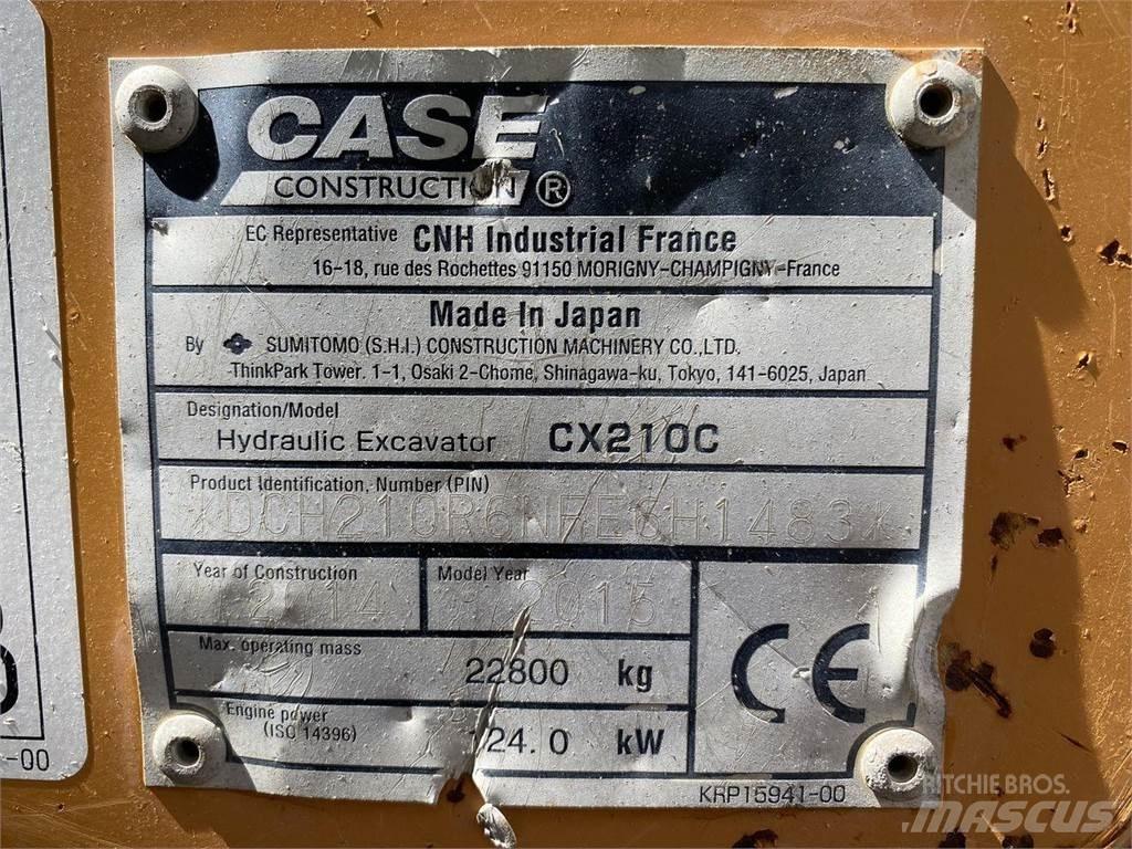 CASE CX210 大型油圧ショベル12t以上（パワーショベル・ユンボ）