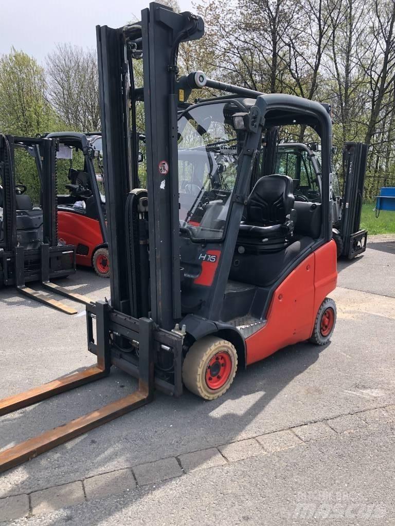 Linde H 16 T -01 LPGフォークリフト