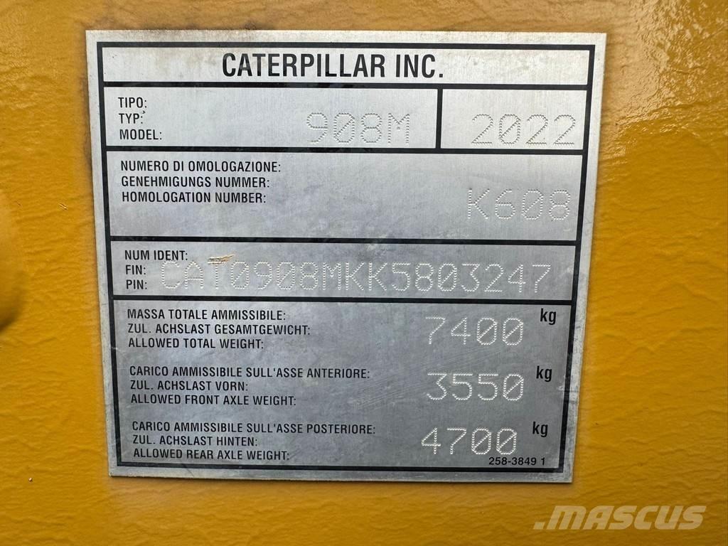 CAT 908M ホイールローダー・タイヤショベル