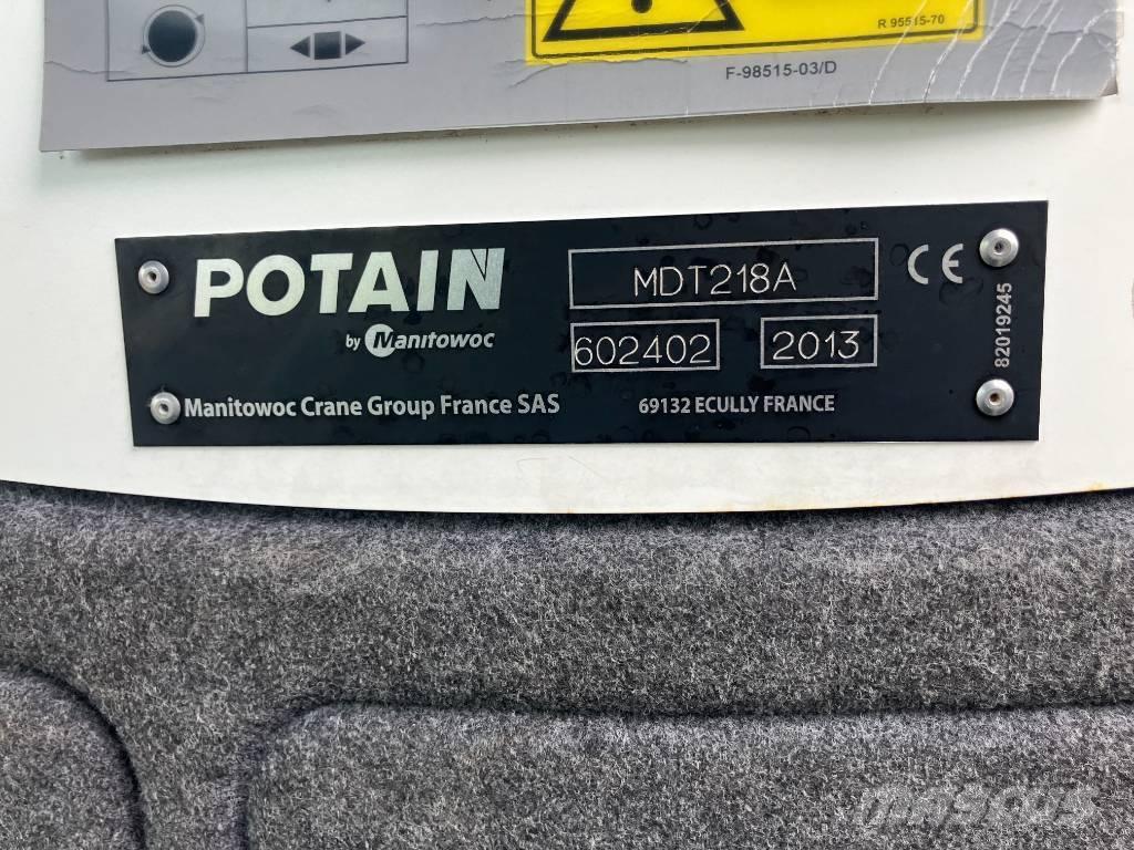 Potain MDT218A-J8 タワークレーン