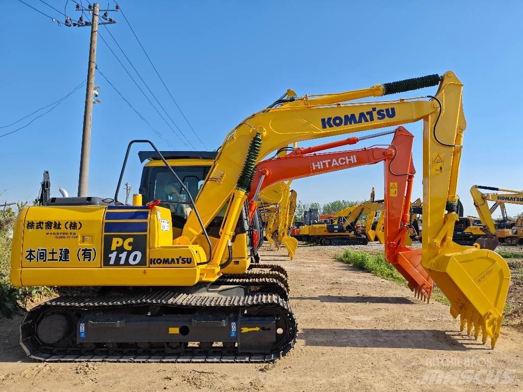 Komatsu PC 110 中型油圧ショベル 7ｔ-12ｔ（ユンボ・パワーショベル・バックホー）