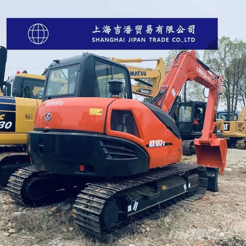 Kubota KX 183 中型油圧ショベル 7ｔ-12ｔ（ユンボ・パワーショベル・バックホー）