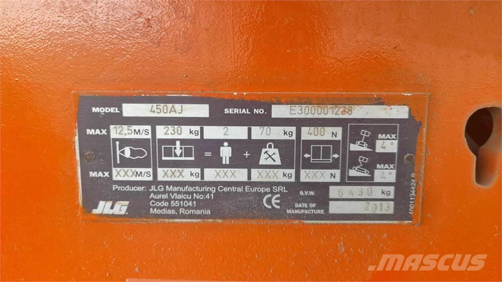JLG 450AJSII ブームリフト　屈伸型