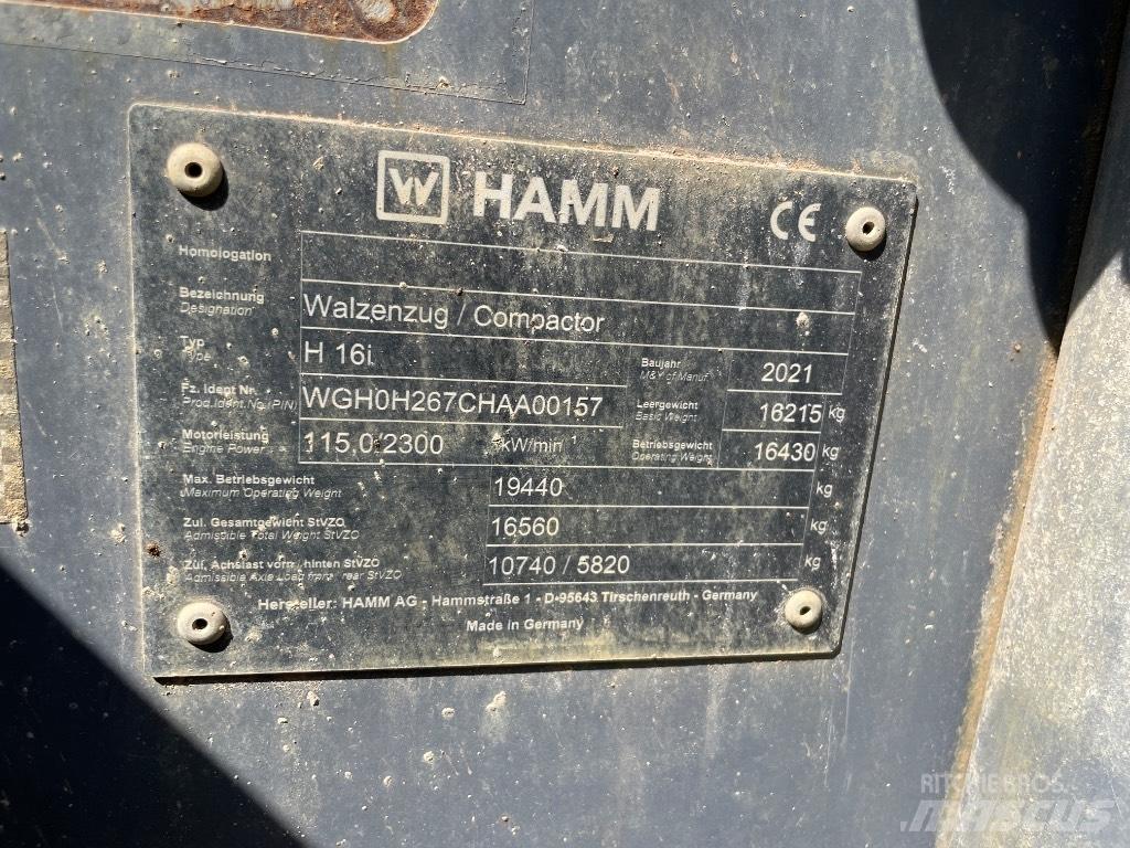 Hamm H 16 i ソイルコンパクター