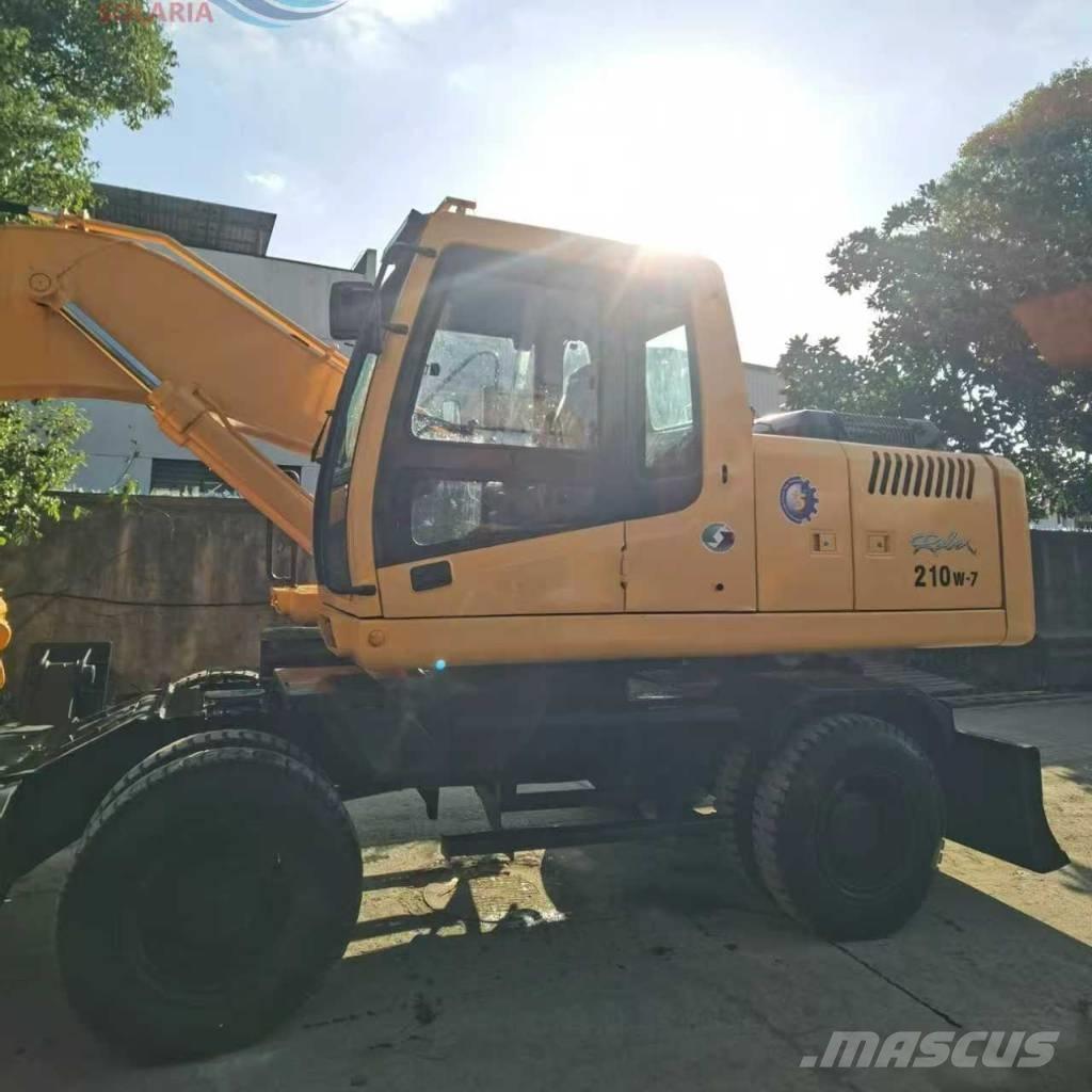 Hyundai r210w-7 ホイール式油圧ショベル（パワーショベル・ユンボ・バックホー）