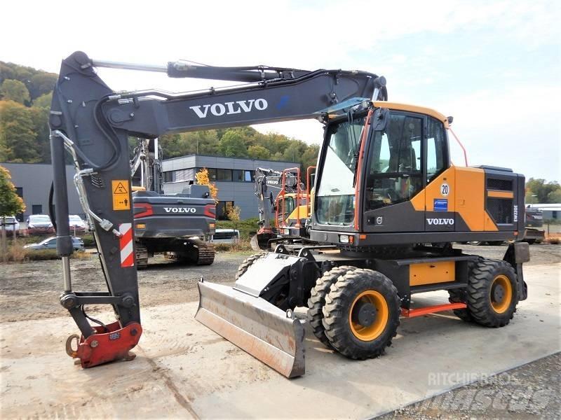 Volvo EW 220 E ホイール式油圧ショベル（パワーショベル・ユンボ・バックホー）