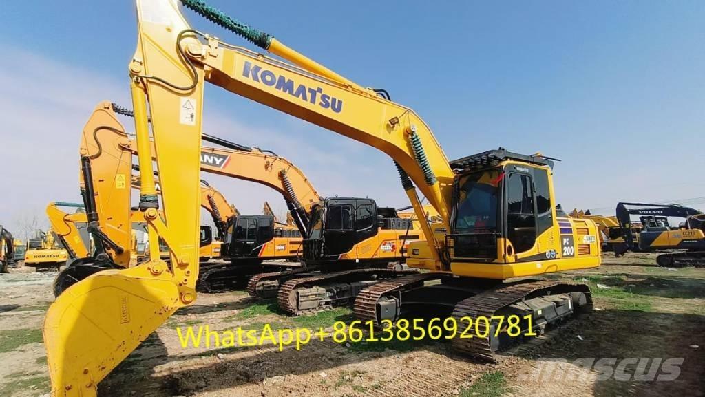 Komatsu PC 200-8 中型油圧ショベル 7ｔ-12ｔ（ユンボ・パワーショベル・バックホー）