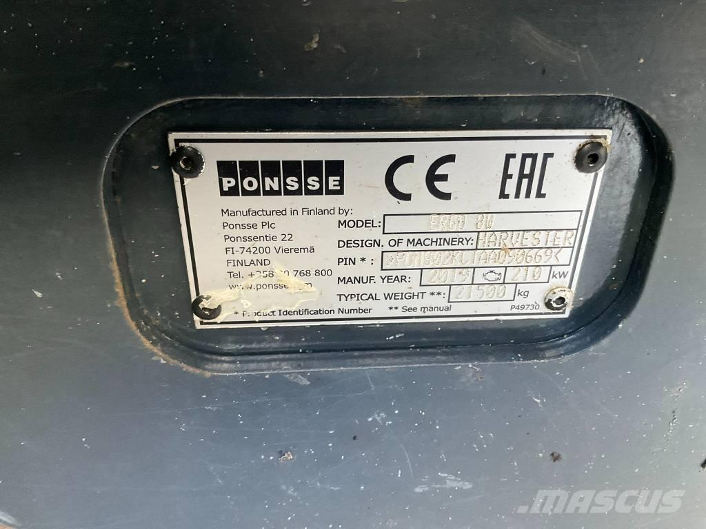Ponsse ERGO 8W ハーベスター