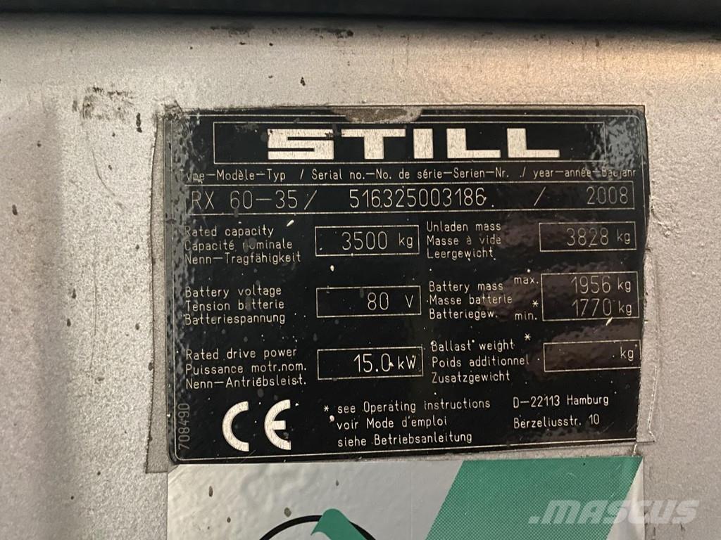 Still RX60-35 バッテリーフォークリフト