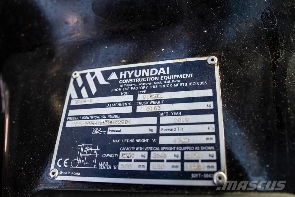Hyundai 35 DA-9 ディーゼル・軽油