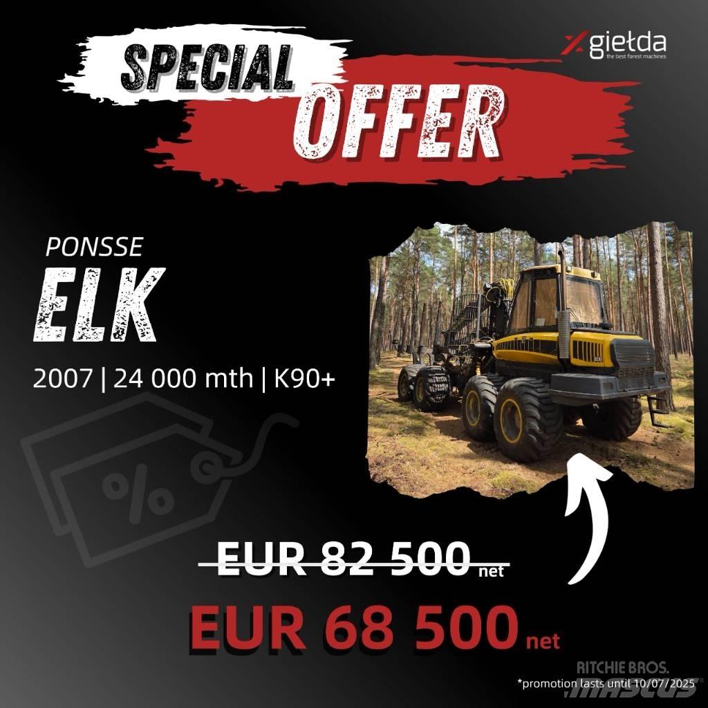 Ponsse Elk フォワーダー