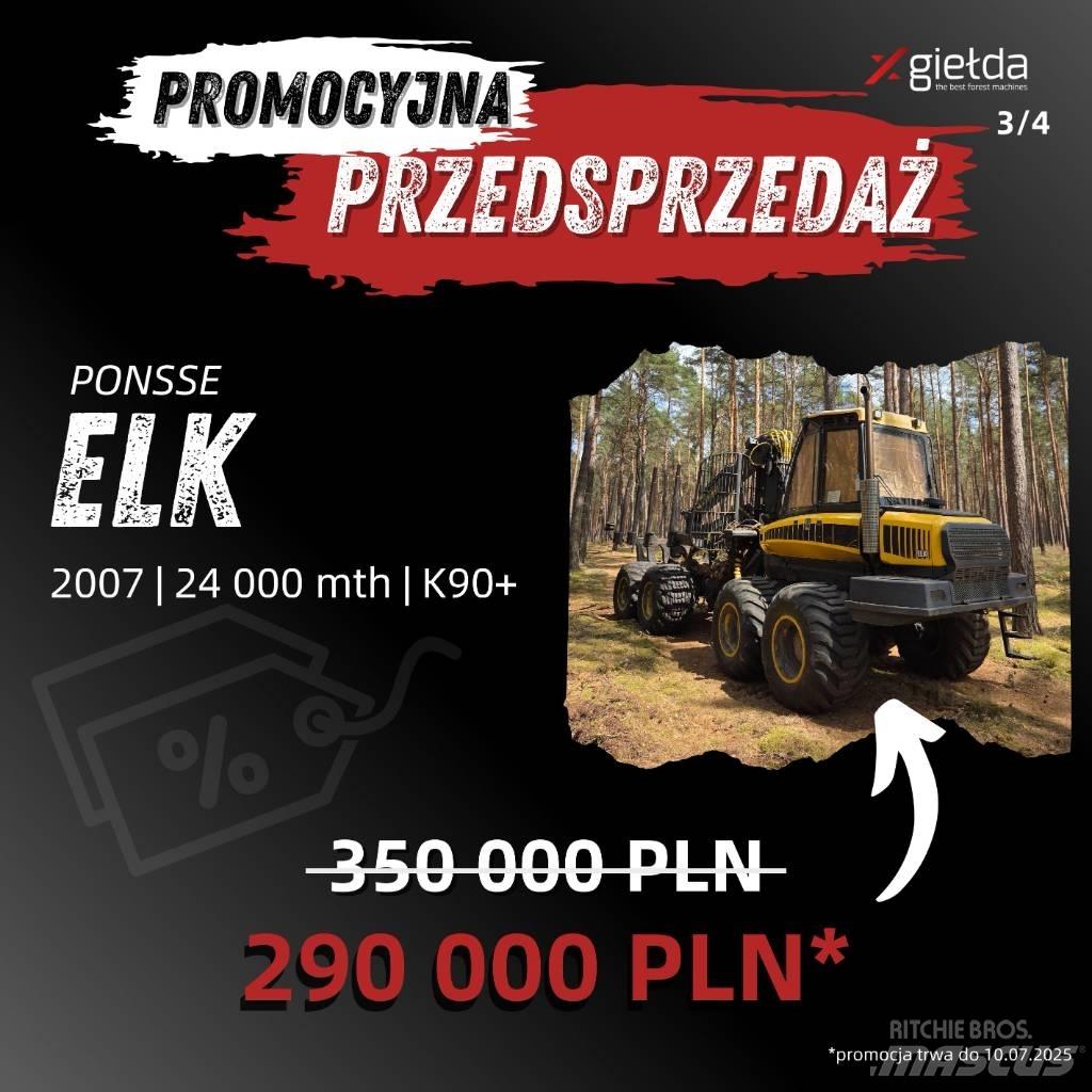 Ponsse Elk フォワーダー