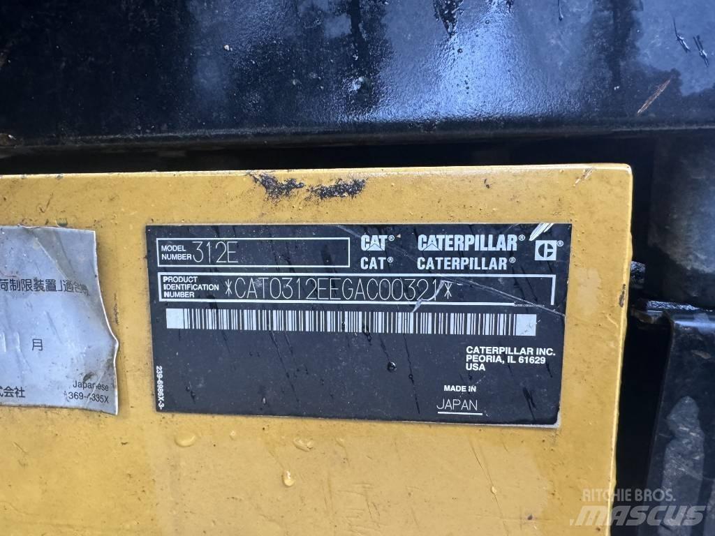 CAT 312E 大型油圧ショベル12t以上（パワーショベル・ユンボ）