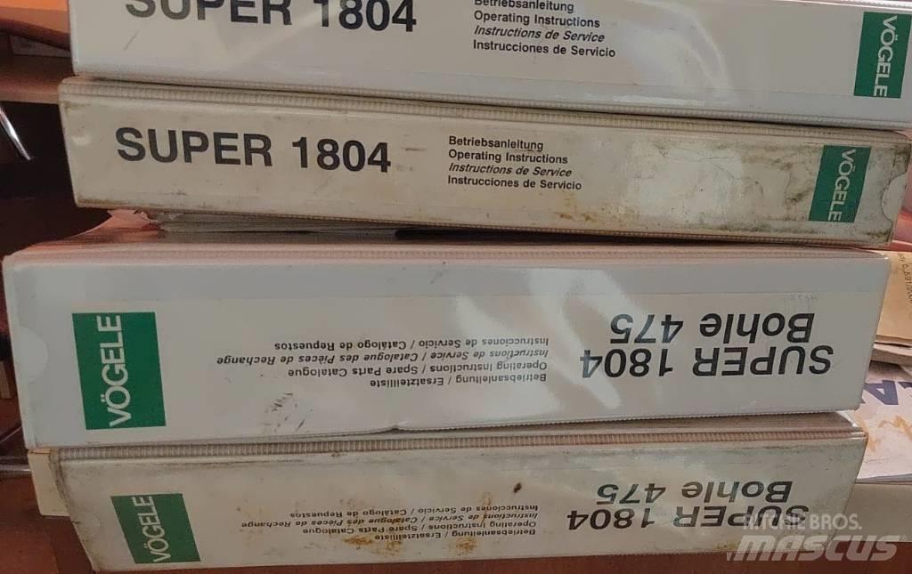 Vögele 1804 アスファルトフィニッシャ