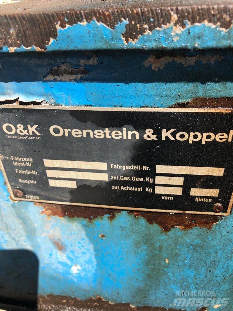 O&K MH6 FA4 ホイール式油圧ショベル（パワーショベル・ユンボ・バックホー）
