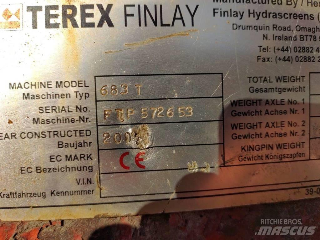 Finlay Terex 683 自走式スクリーン