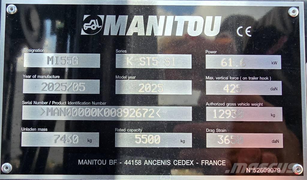 Manitou MI 55 G LPGフォークリフト