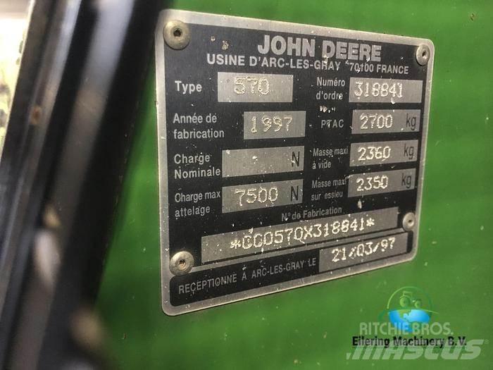 John Deere 570 フォレージハーベスター