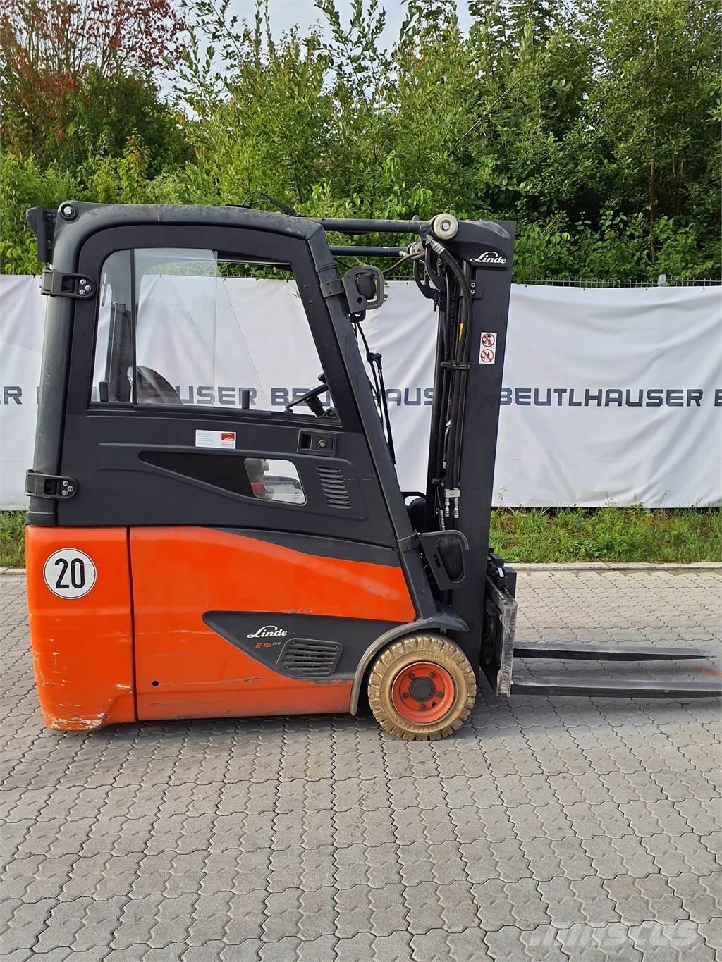 Linde E16 バッテリーフォークリフト