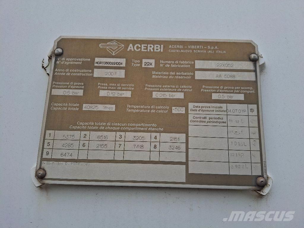 Acerbi ASO64003SP セミトレーラータンカー