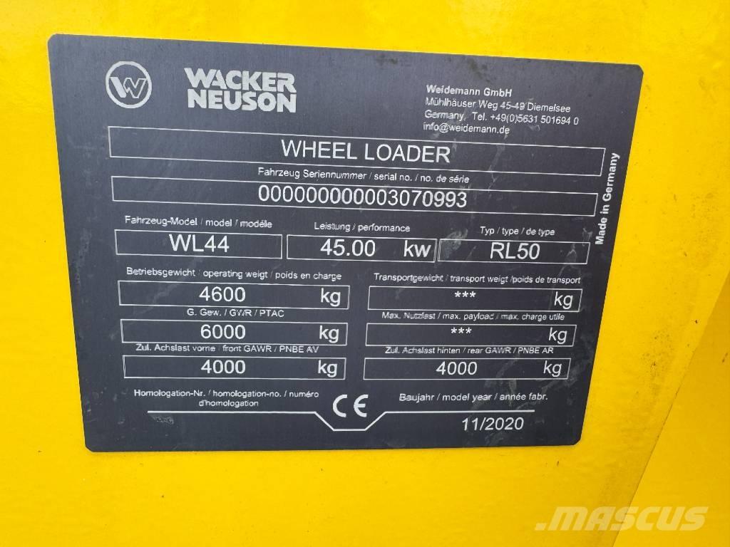 Wacker Neuson WL44 ホイールローダー・タイヤショベル