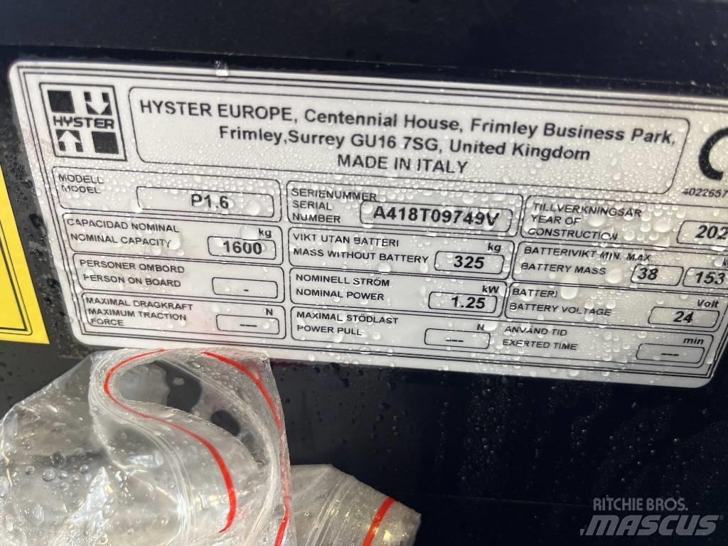 Hyster P 1.6 ローリフト
