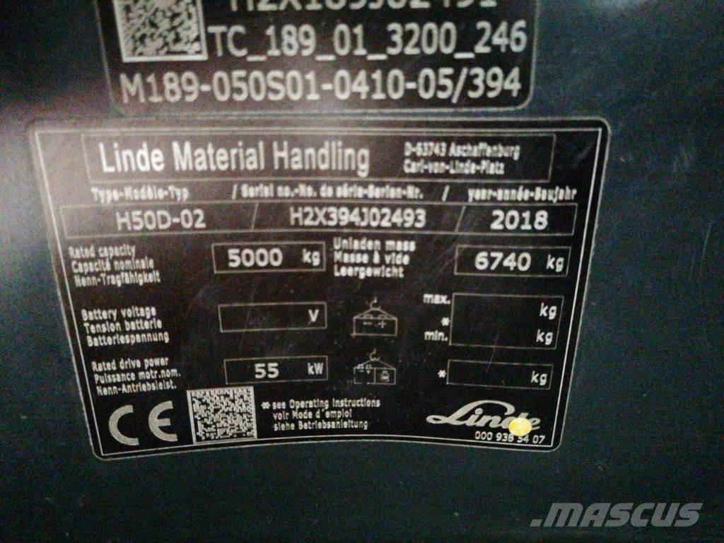 Linde H50D-02 ディーゼル・軽油