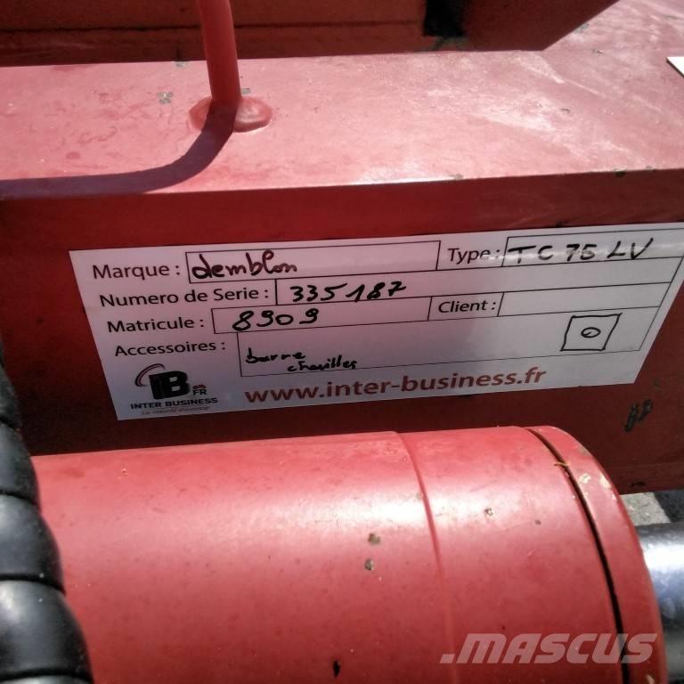 Demblon TC 75 LV リバーシブルプラウ