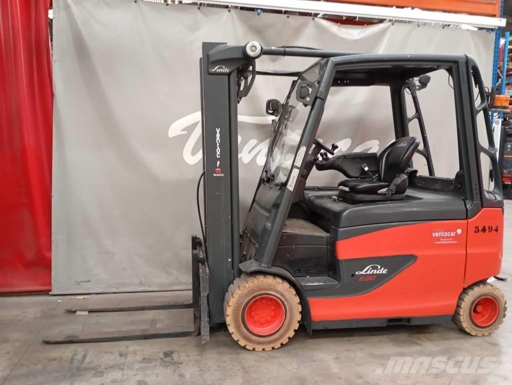 Linde E 30 バッテリーフォークリフト