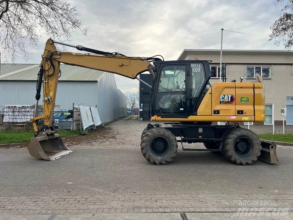 CAT 314 Next gen ホイール式油圧ショベル（パワーショベル・ユンボ・バックホー）